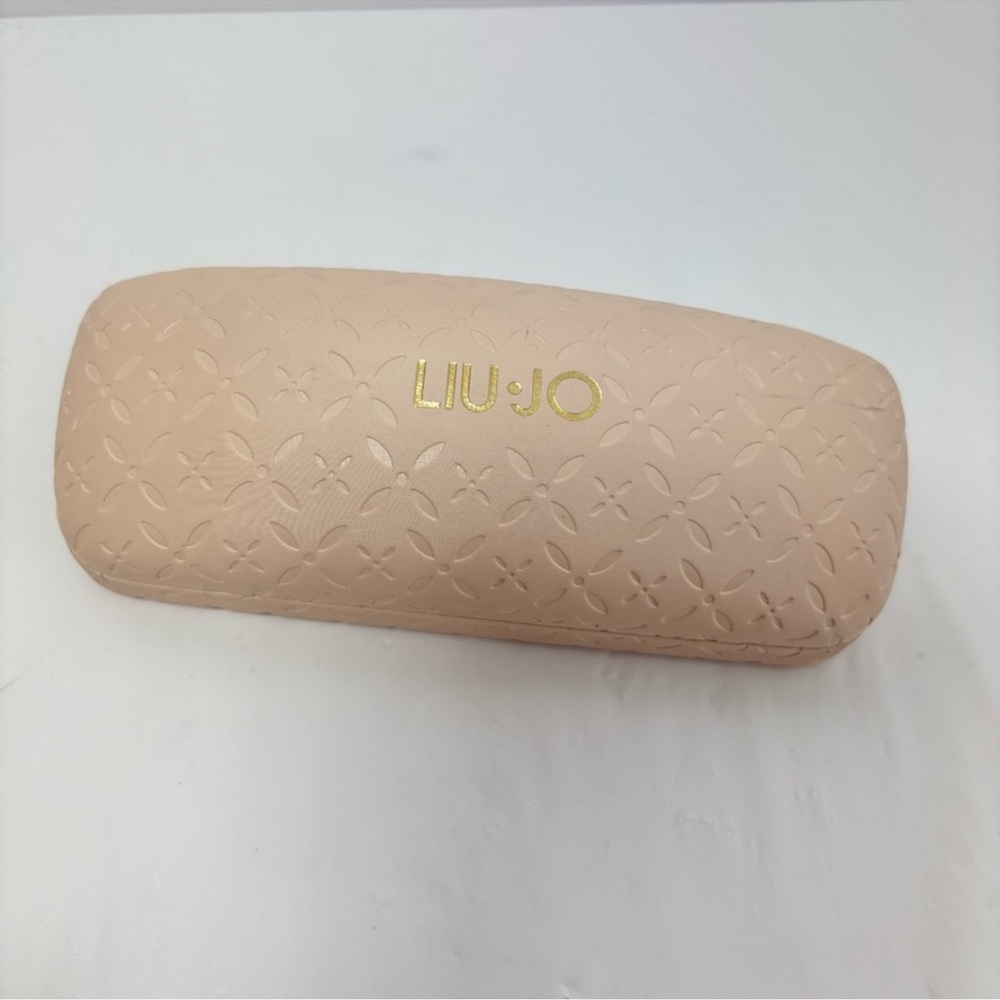 LIU·JO Beige Clamshell Glasses Case